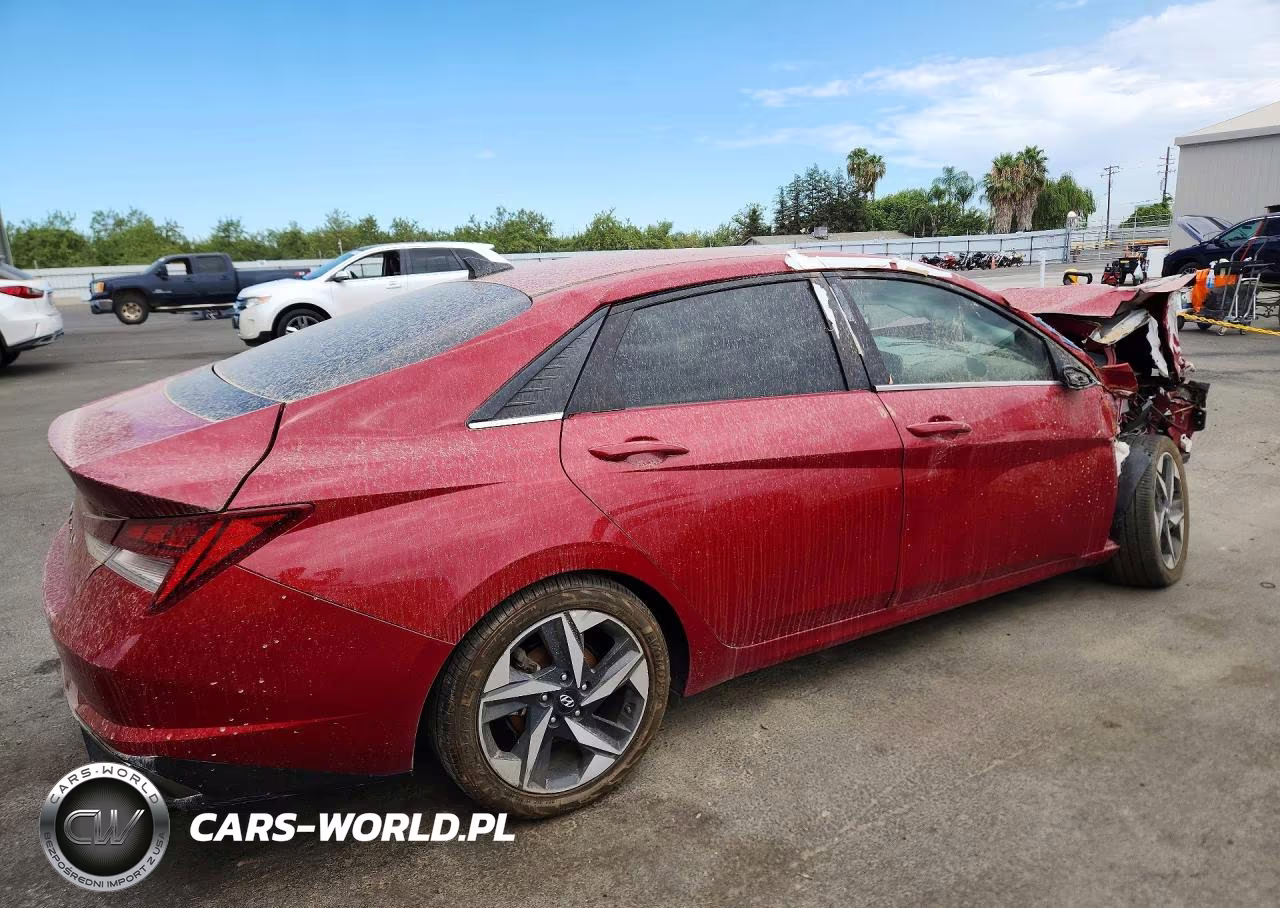 2021 Hyundai Elantra Sel VIN:KMHLN4AG8MU109883 - 3