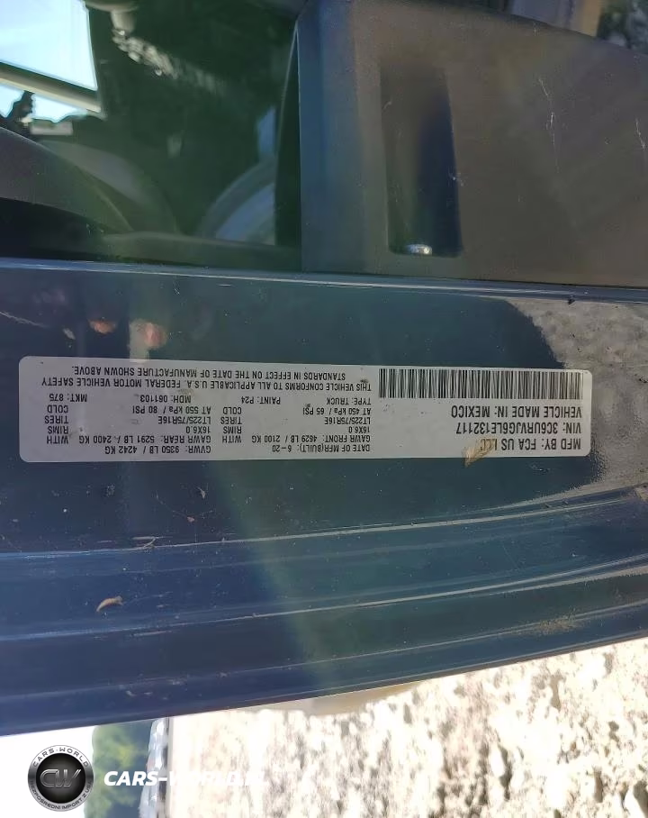 2020 Ram Promaster 3500 Delivery Van VIN:3C6URVJG6LE132117 - 12