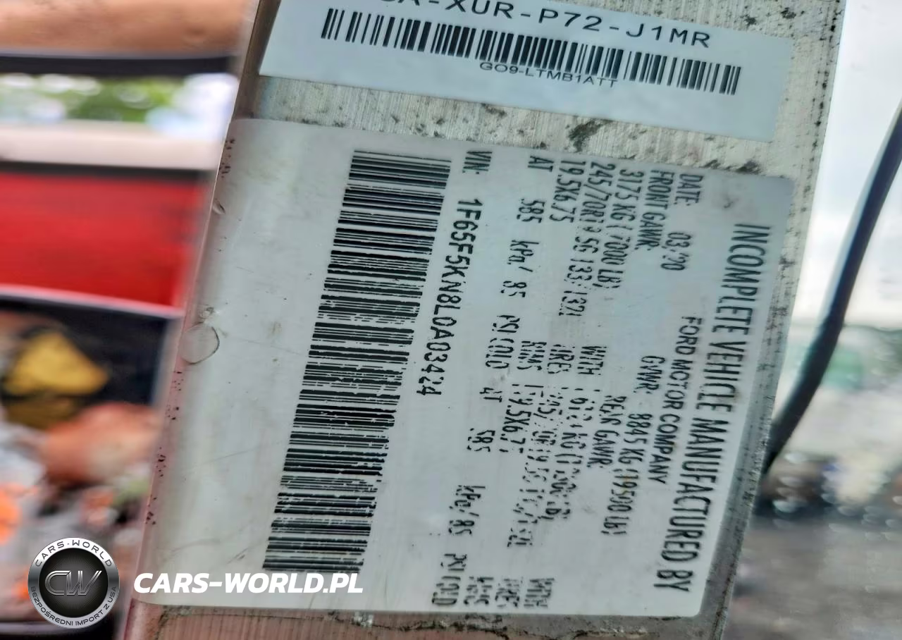 2020 Ford F59 VIN:1F65F5KN8L0A03424 - 13