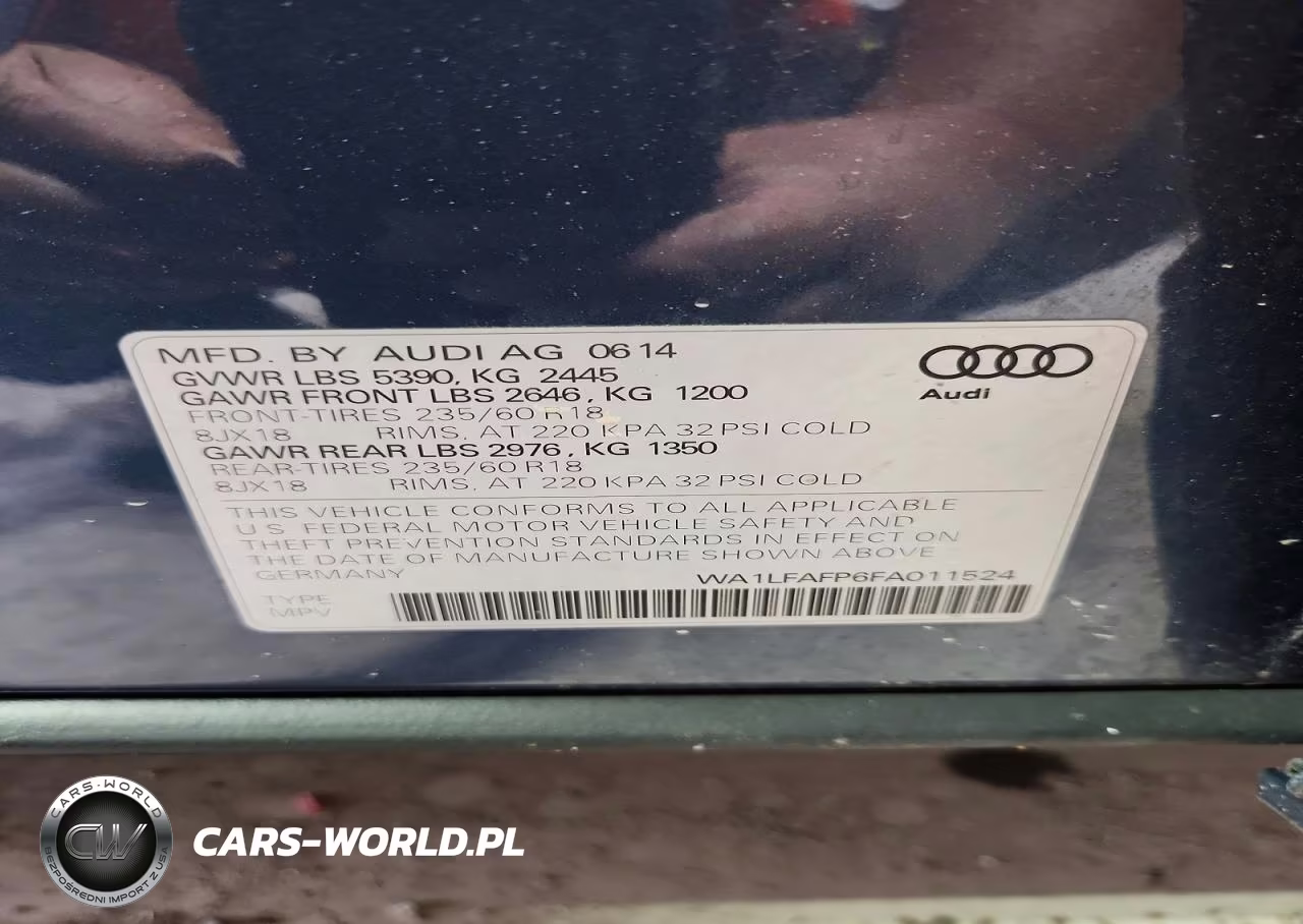 2015 Audi Q5 Premium Plus VIN:WA1LFAFP6FA011524 - 13