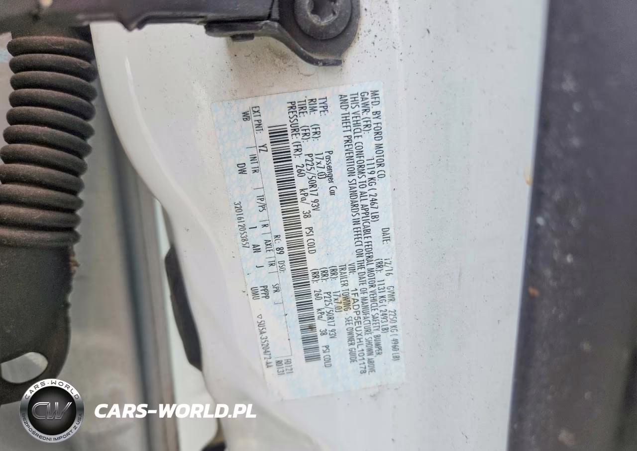 2017 Ford C-Max Se VIN:1FADP5EUXHL101178 - 12