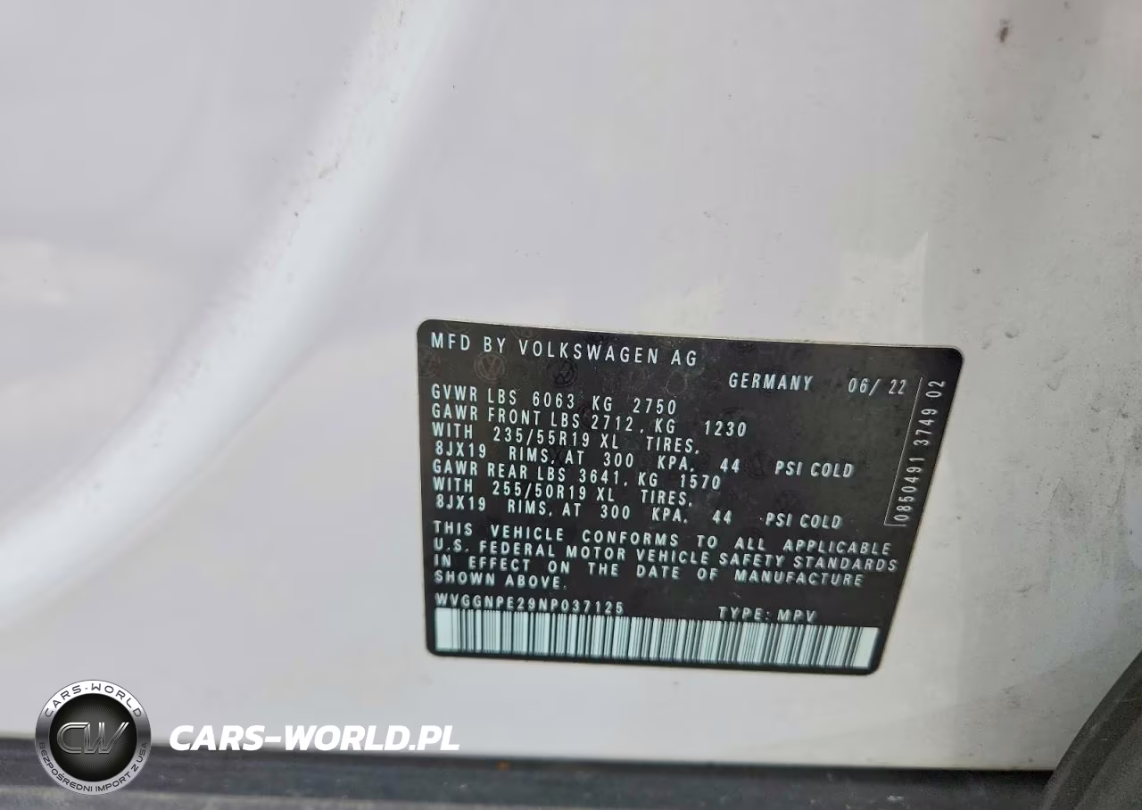 2022 Volkswagen Id.4 Pro S VIN:WVGGNPE29NP037125 - 14