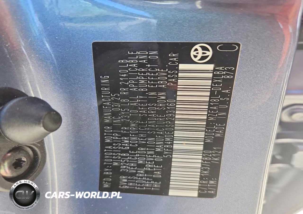 2025 Toyota Corolla Le VIN:5YFB4MDE0SP293160 - 13