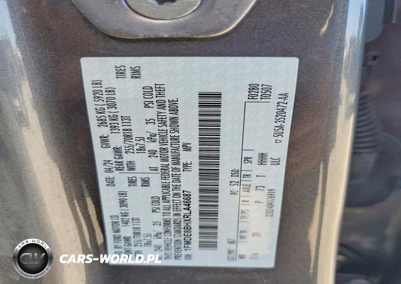 2024 Ford Bronco Outer Banks VIN:1FMDE8BHXRLA46687 - 13