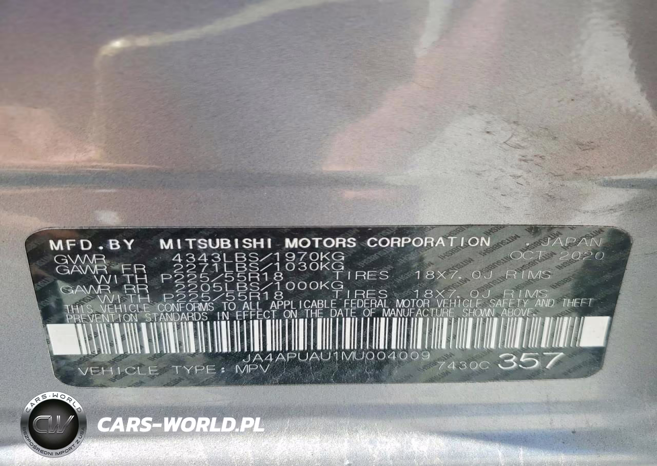 2021 Mitsubishi Outlander Sport Es VIN:JA4APUAU1MU004009 - 13