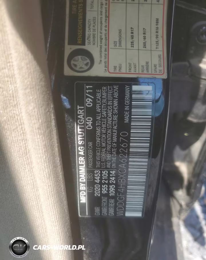 2012 Mercedes-Benz C 250 VIN:WDDGF4HBXCA622670 - 12