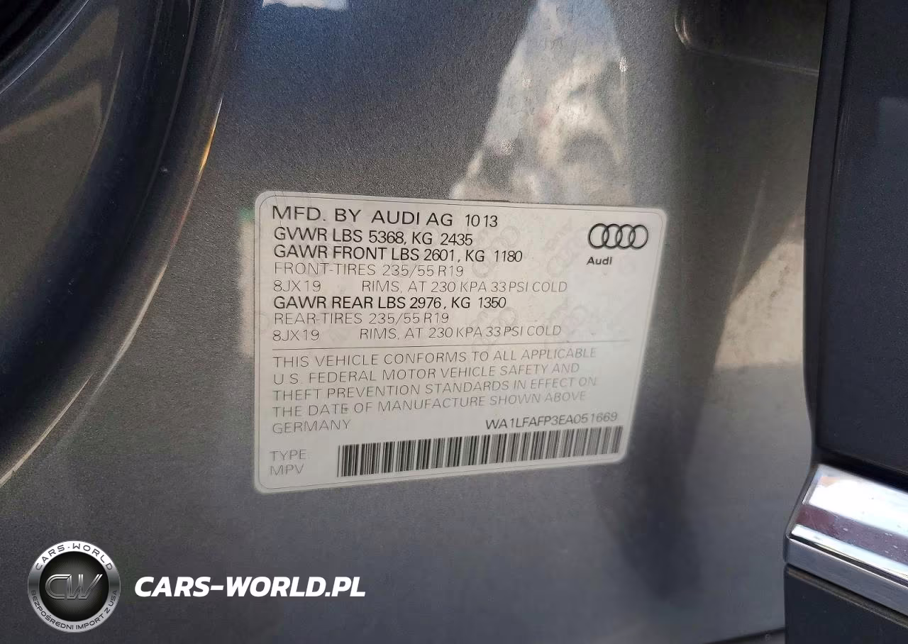 2014 Audi Q5 Premium Plus VIN:WA1LFAFP3EA051669 - 14