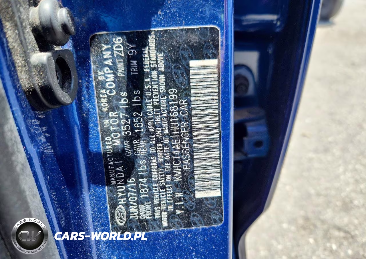 2017 Hyundai Accent Se VIN:KMHCT4AE1HU168199 - 13