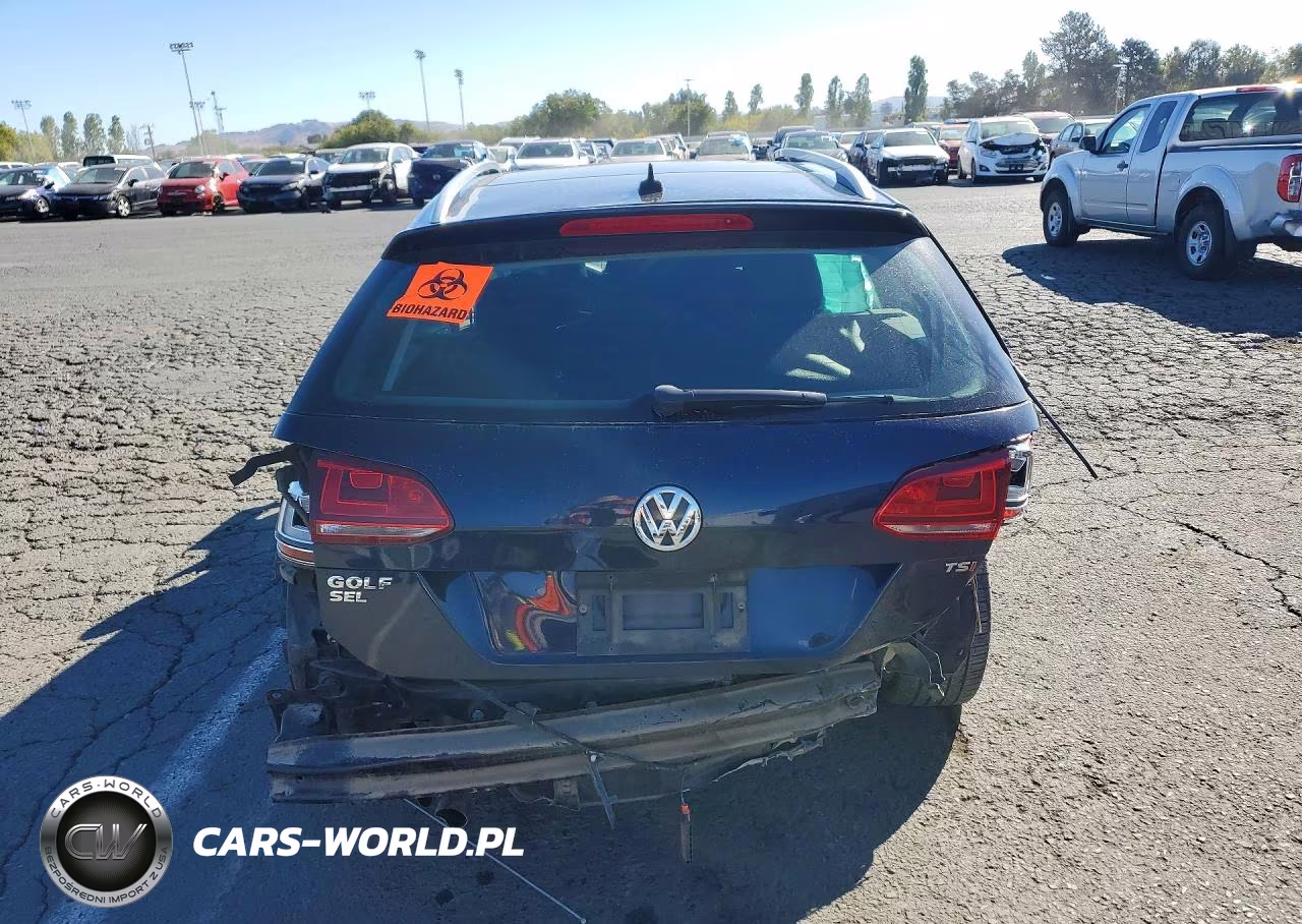 2017 Volkswagen Golf Sportwagen S VIN:3VWC17AUXHM502315 - 6
