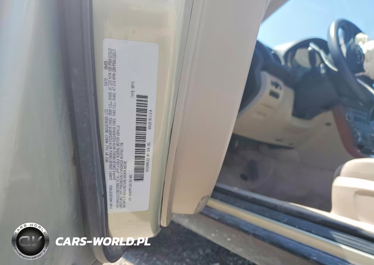 2005 Subaru Legacy Outback 2.5I VIN:4S4BP61C957391482 - 13
