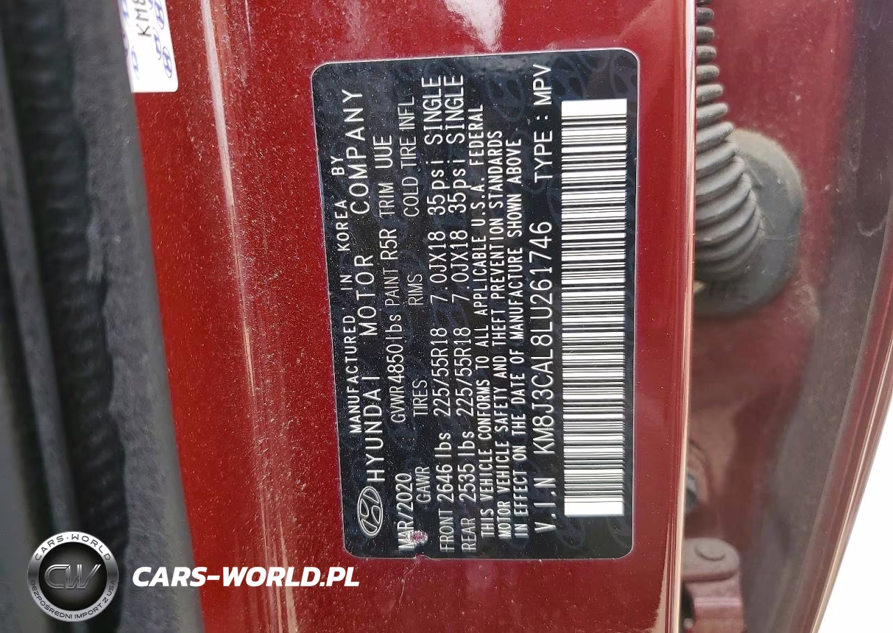 2020 Hyundai Tucson Limited VIN:KM8J3CAL8LU261746 - 12