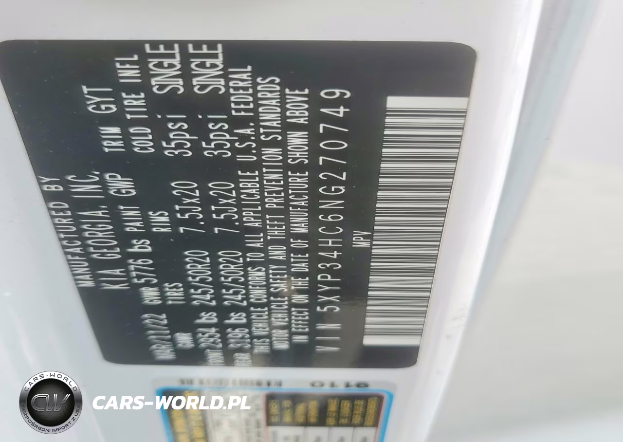 2022 Kia Telluride Ex VIN:5XYP34HC6NG270749 - 14