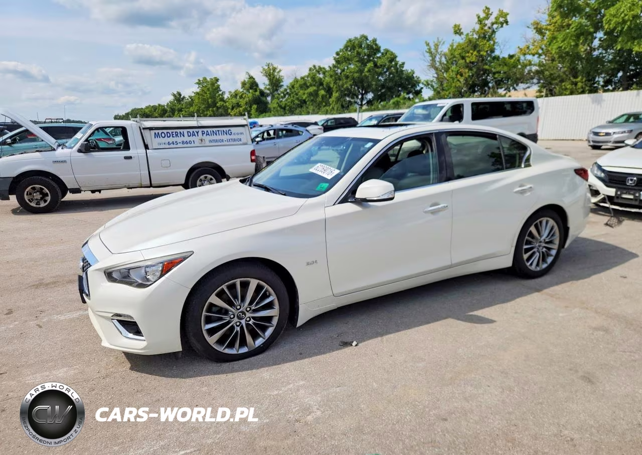 2018 Infiniti Q50 3.0T Luxe VIN:JN1EV7AR8JM433771 - 1
