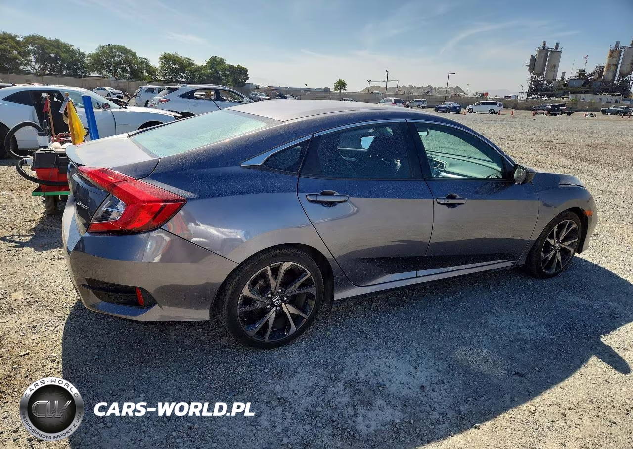 2020 Honda Civic Sport VIN:2HGFC2F81LH549475 - 3
