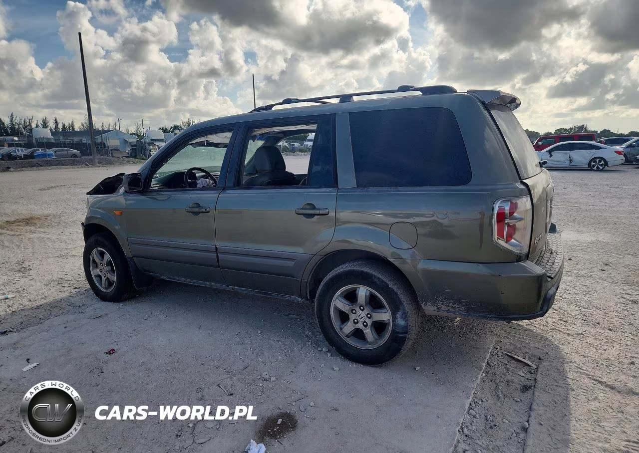 2007 Honda Pilot Exl VIN:5FNYF28577B030279 - 2