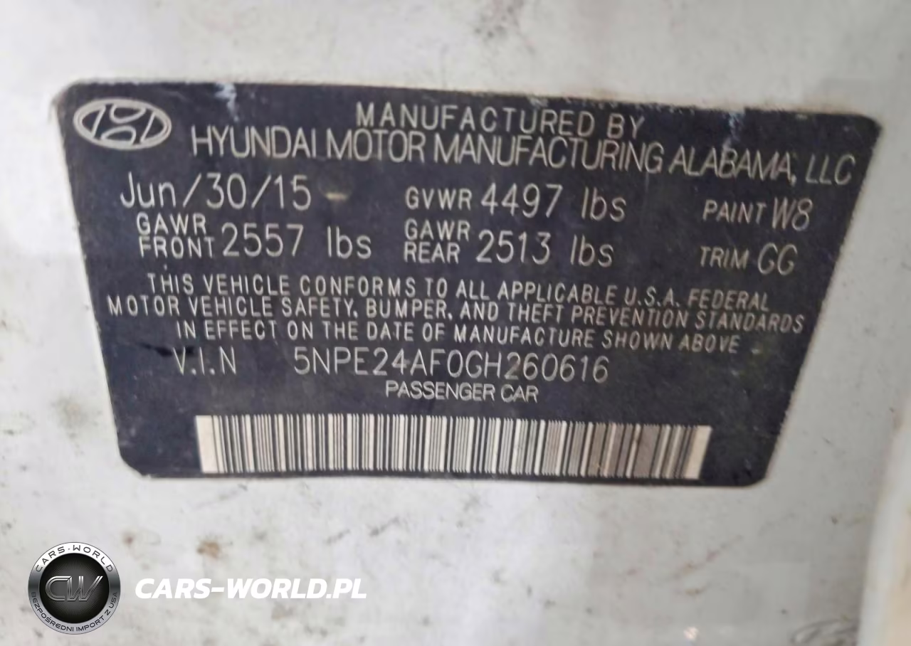 2016 Hyundai Sonata Se VIN:5NPE24AF0GH260616 - 12