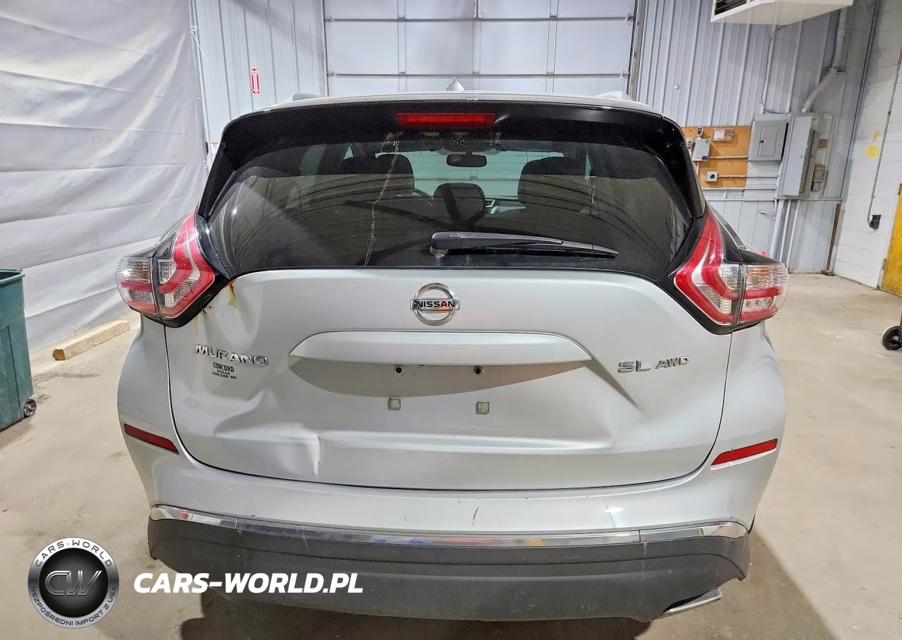 2015 Nissan Murano Sl VIN:5N1AZ2MH7FN248775 - 6