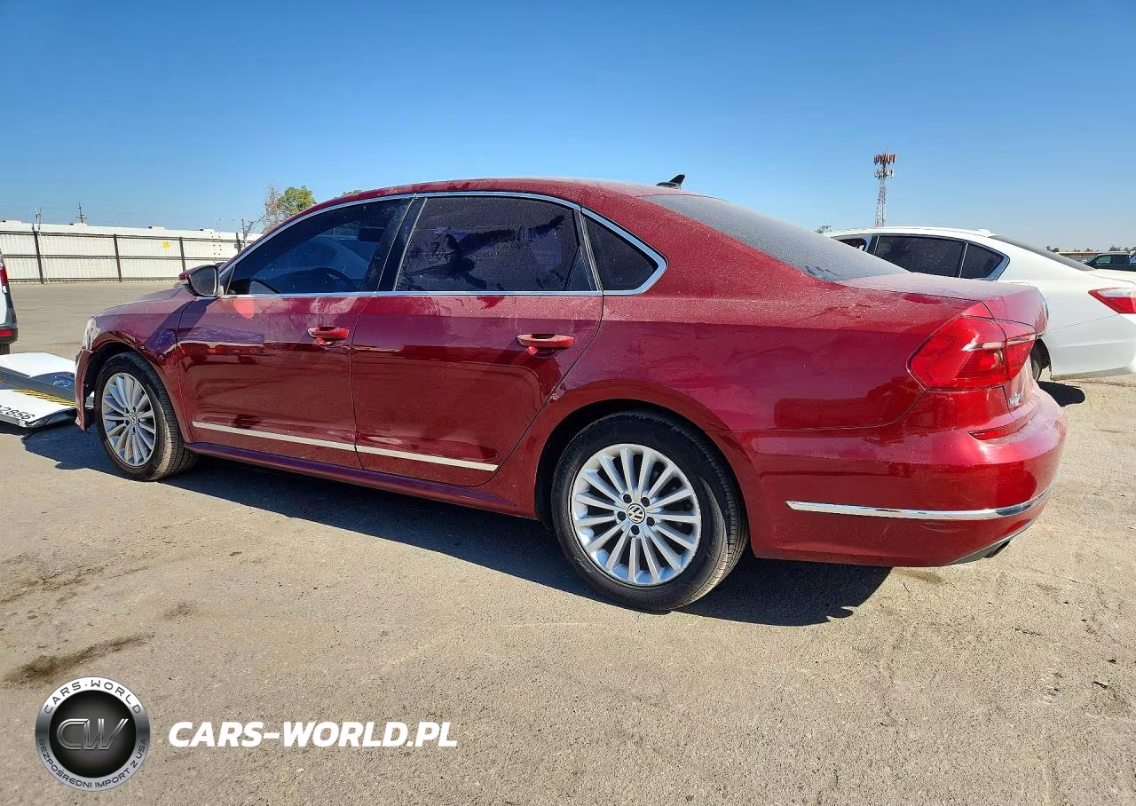 2016 Volkswagen Passat Se VIN:1VWBT7A35GC030019 - 2