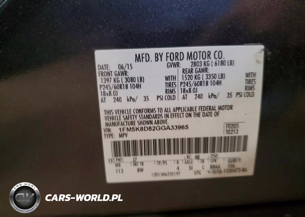 2016 Ford Explorer Xlt VIN:1FM5K8D82GGA33965 - 12