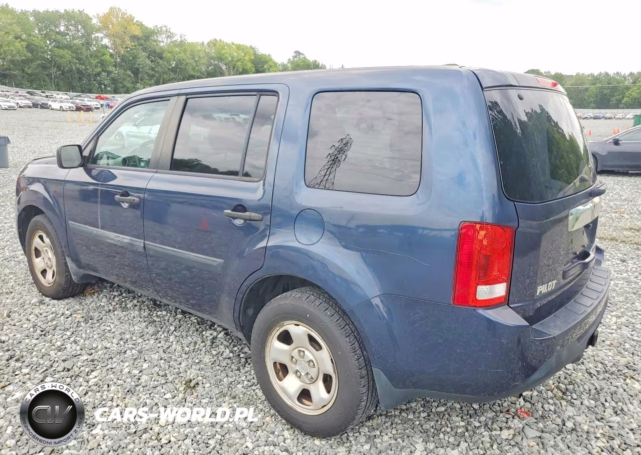 2012 Honda Pilot Lx VIN:5FNYF4H28CB005449 - 2