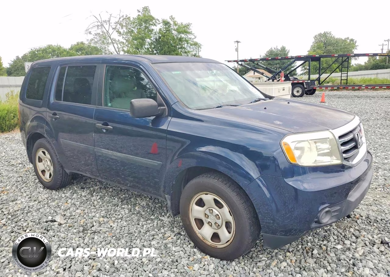 2012 Honda Pilot Lx VIN:5FNYF4H28CB005449 - 4