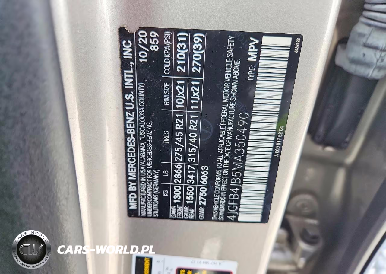 2021 Mercedes-Benz Gle 350 VIN:4JGFB4JB5MA350490 - 13