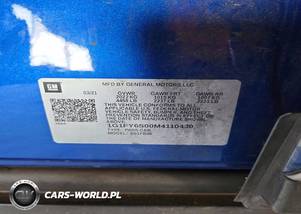 2021 Chevrolet Bolt Ev Lt VIN:1G1FY6S00M4110430 - 12