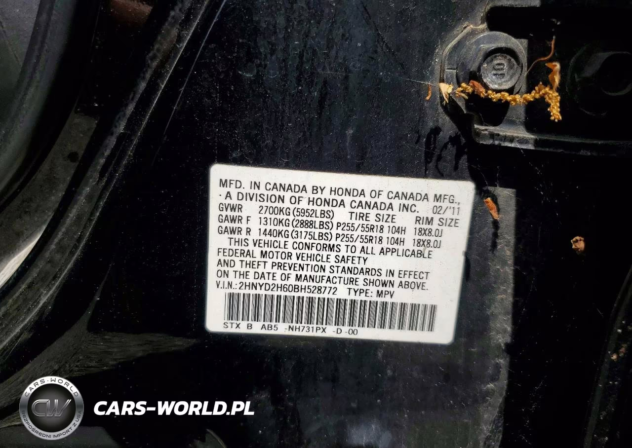 2011 Acura Mdx Technology VIN:2HNYD2H60BH528772 - 13