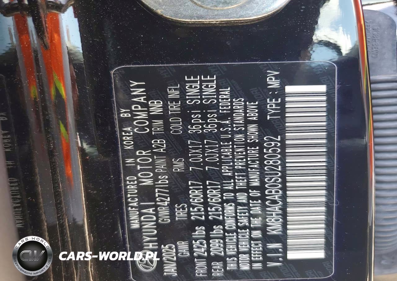 2025 Hyundai Kona Se VIN:KM8HACAB0SU280592 - 13