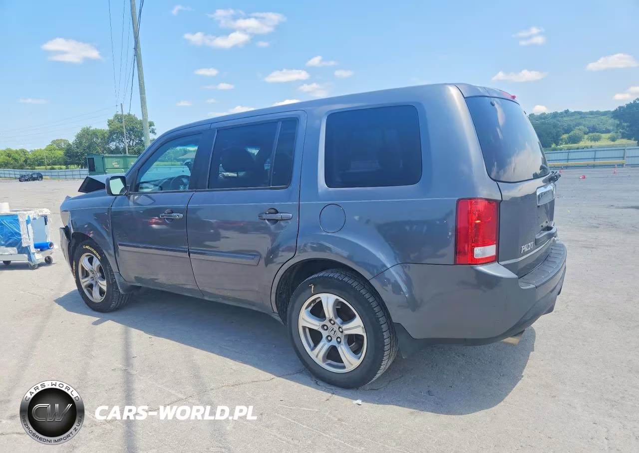2012 Honda Pilot Exl VIN:5FNYF3H6XCB034271 - 2