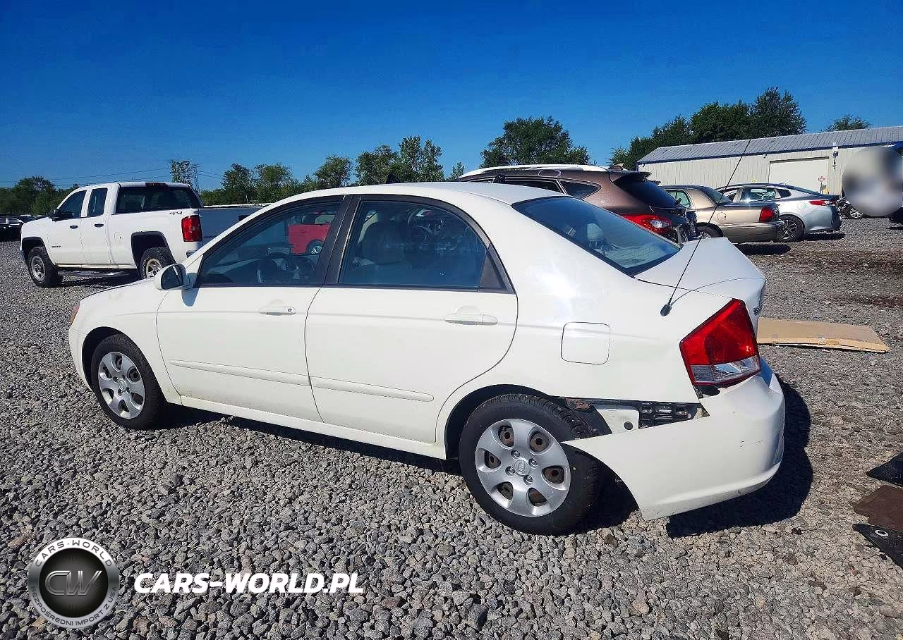 2007 Kia Spectra Lx VIN:KNAFE121X75426523 - 2