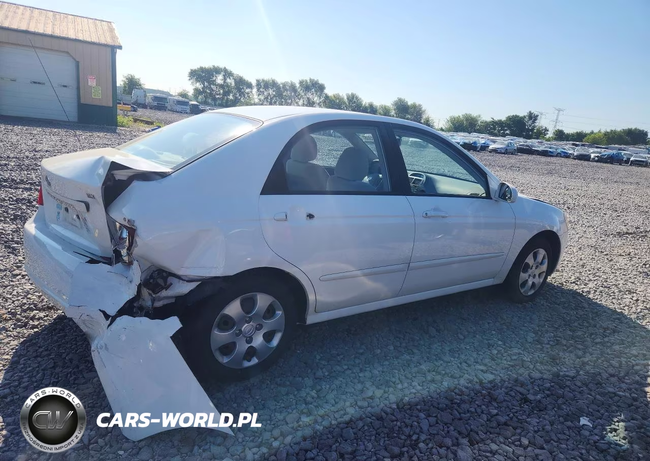2007 Kia Spectra Lx VIN:KNAFE121X75426523 - 3