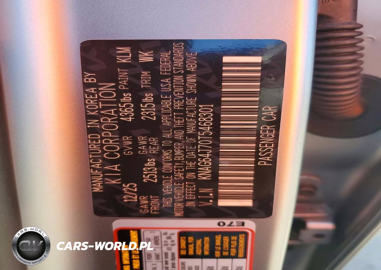 2026 Kia K5 Gt Line VIN:KNAG64J70T5468301 - 12