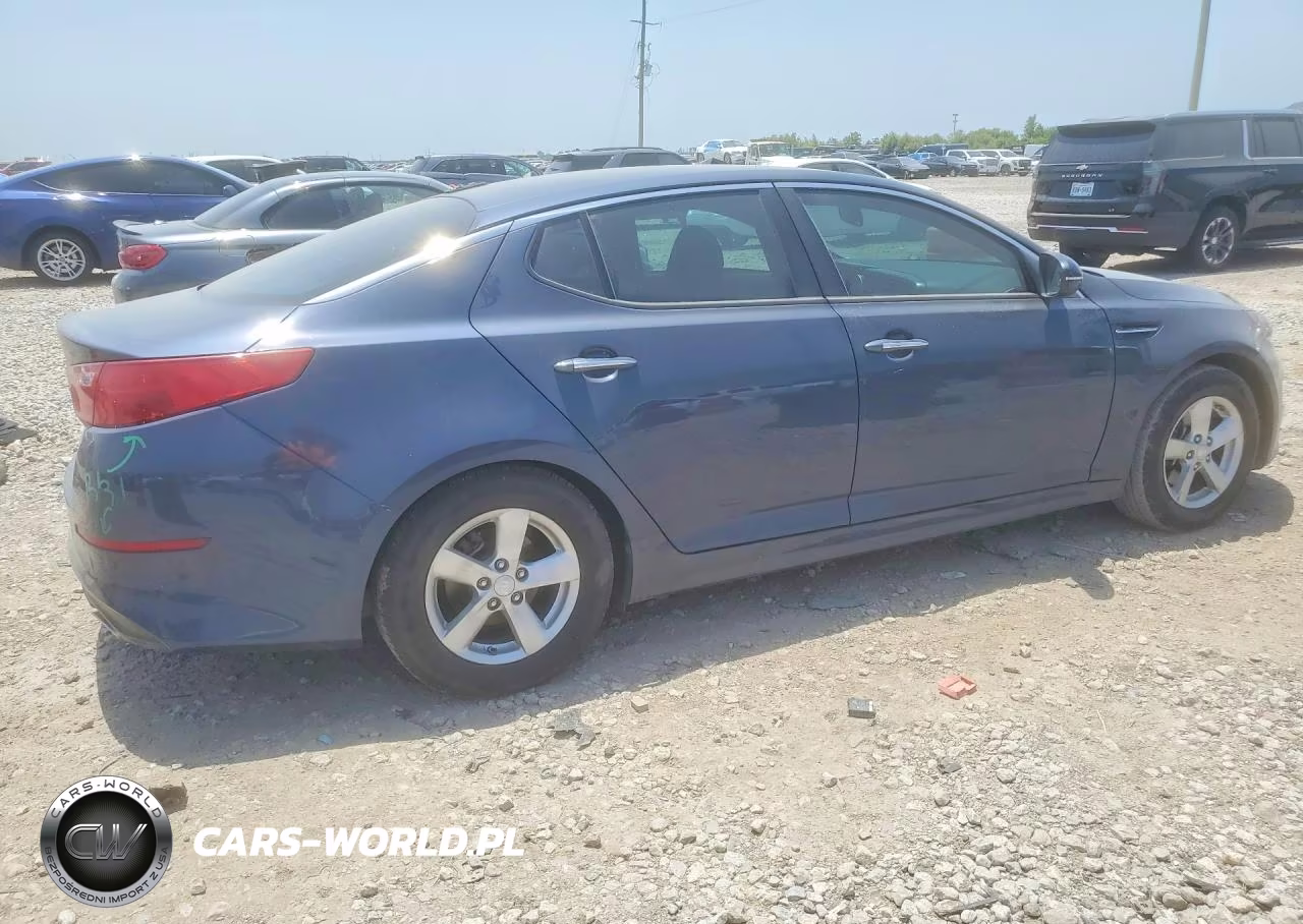2015 Kia Optima Lx VIN:KNAGM4A74F5593344 - 3