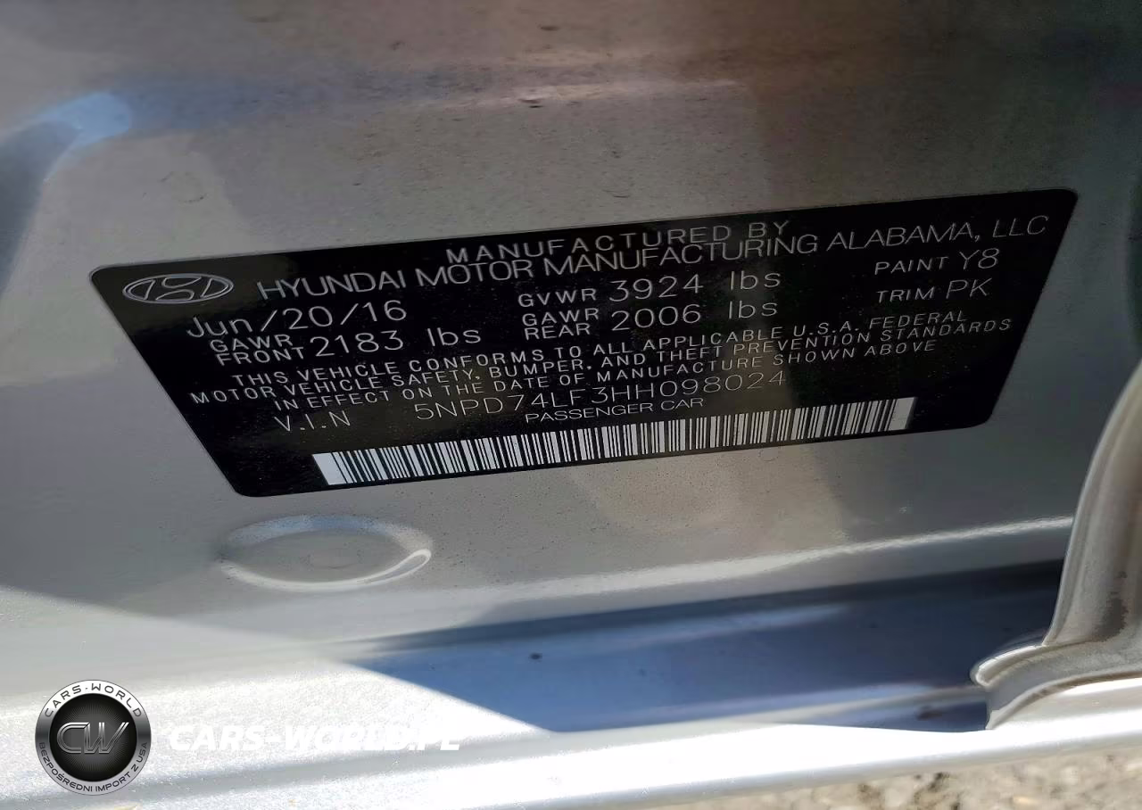 2017 Hyundai Elantra Se VIN:5NPD74LF3HH098024 - 12