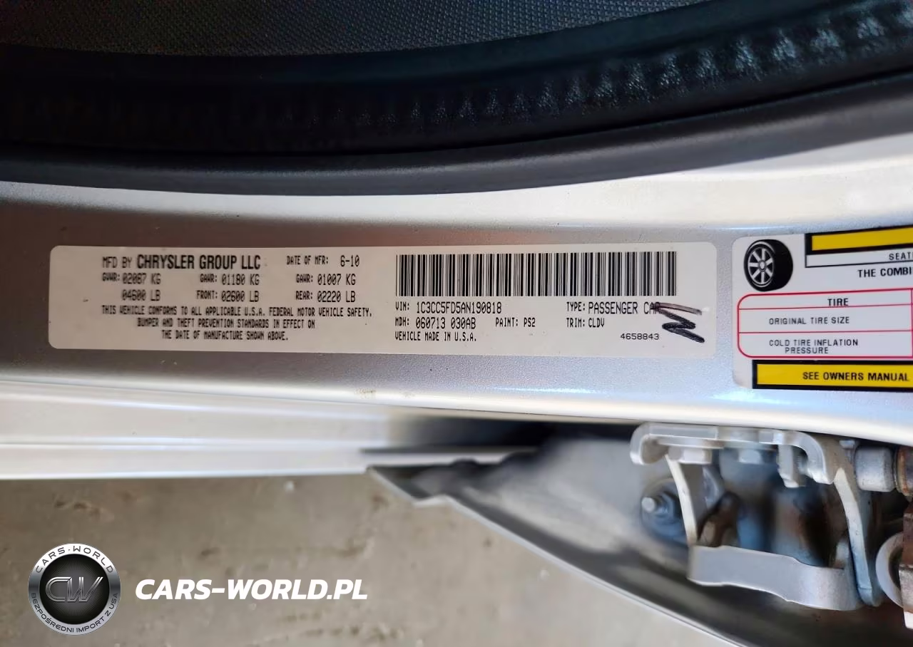 2010 Chrysler Sebring Limited VIN:1C3CC5FD5AN190818 - 12