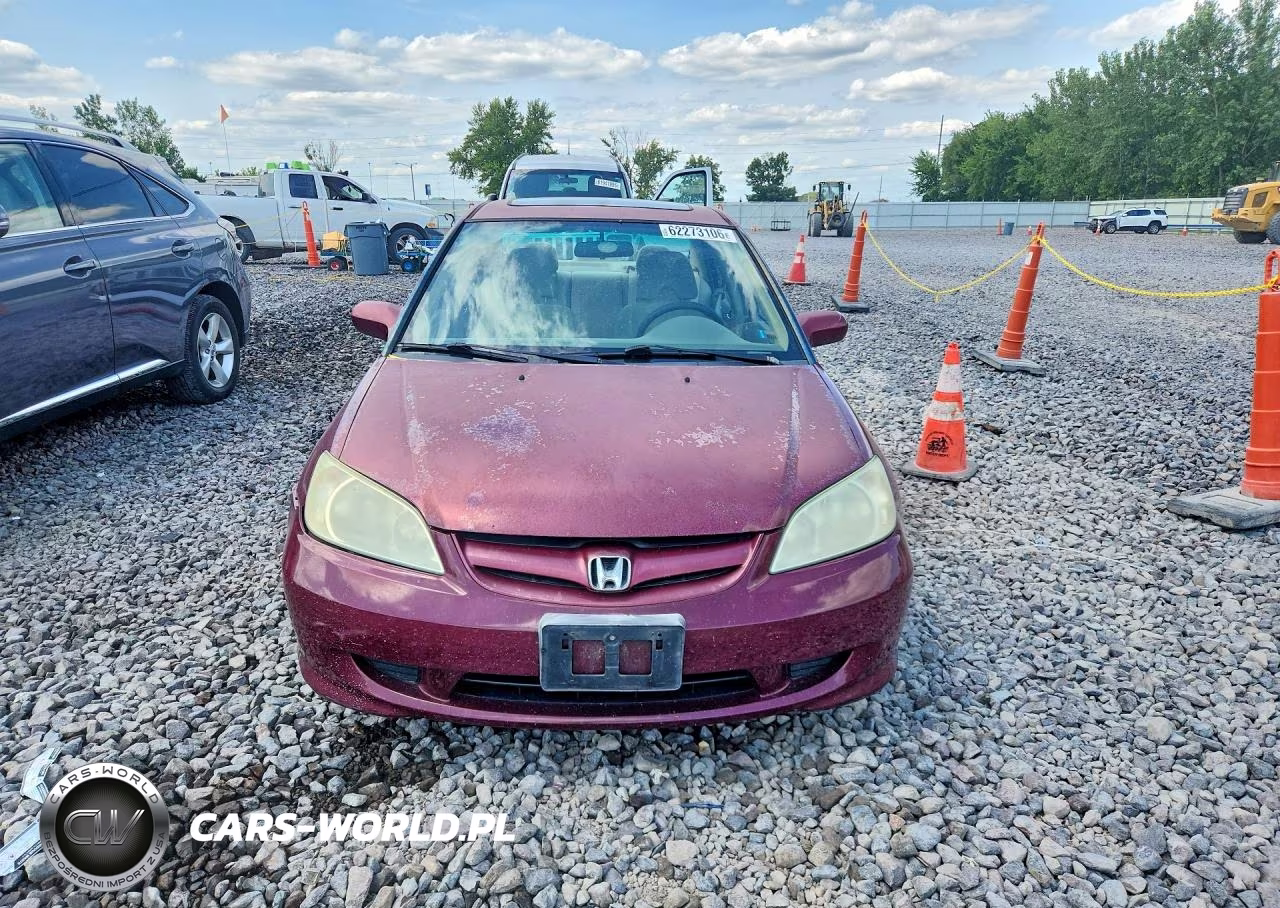 2004 Honda Civic Ex VIN:2HGES26784H508980 - 5