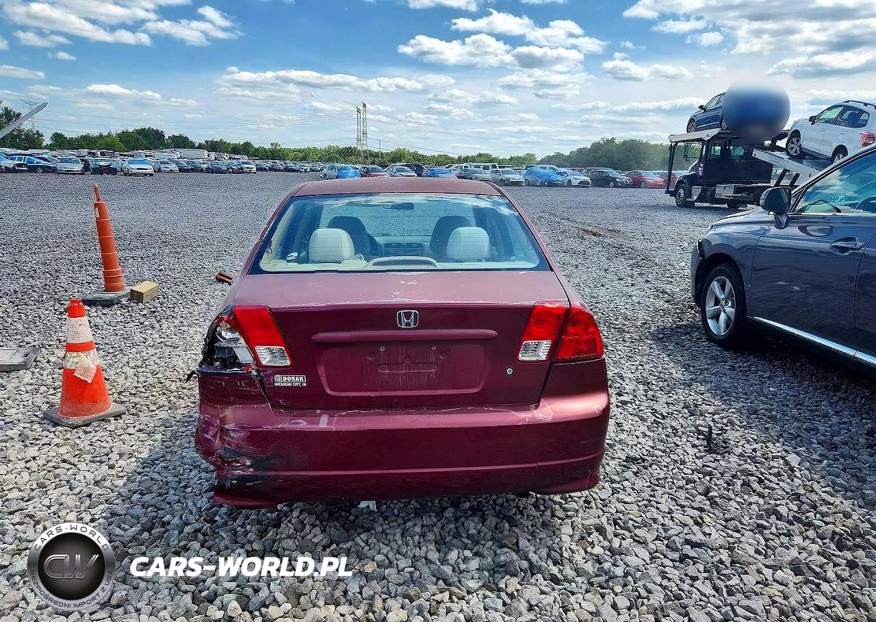 2004 Honda Civic Ex VIN:2HGES26784H508980 - 6