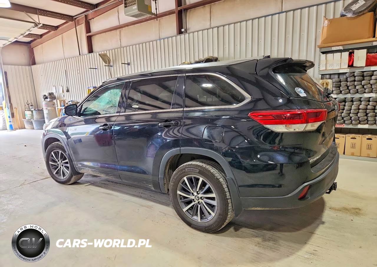 2018 Toyota Highlander Hybrid Xle VIN:5TDJGRFH3JS038418 - 2
