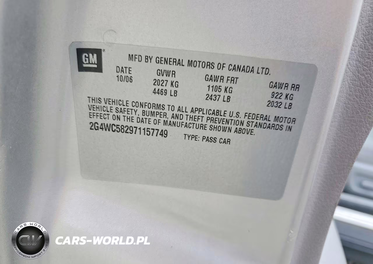 2007 Buick Lacrosse Cx VIN:2G4WC582971157749 - 12