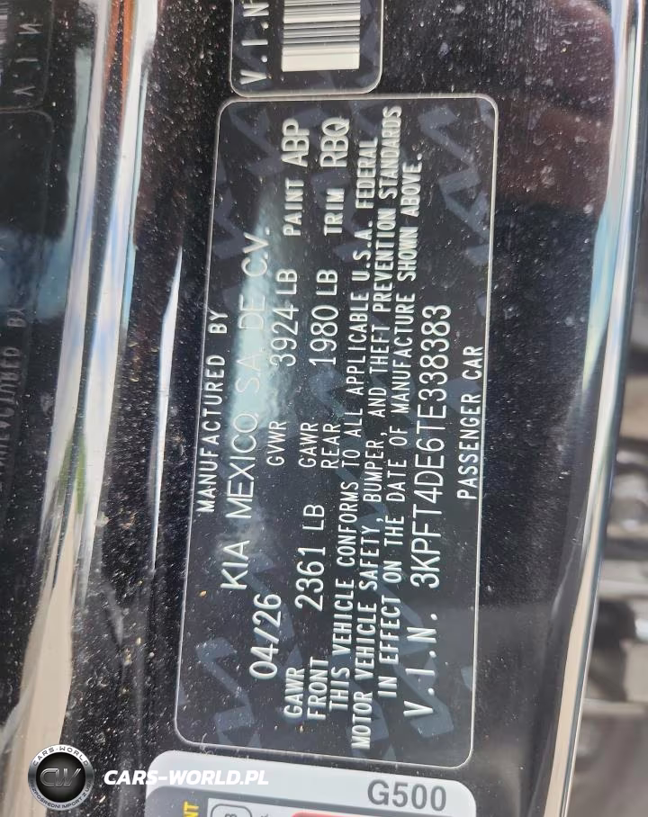 2026 Kia K4 Lxs VIN:3KPFT4DE6TE338383 - 12