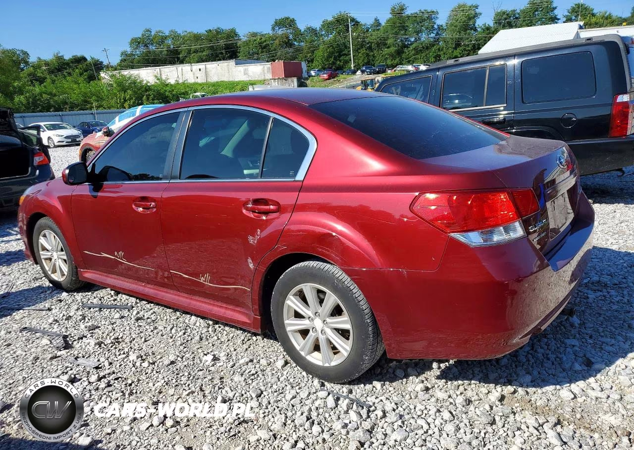 2012 Subaru Legacy 2.5I VIN:4S3BMCA68C3033865 - 2