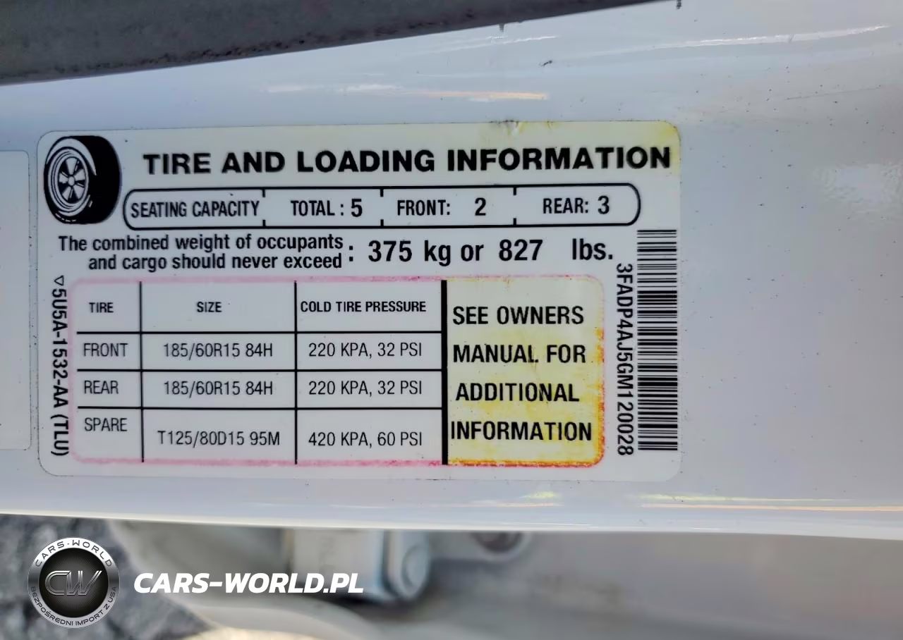 2016 Ford Fiesta S VIN:3FADP4AJ5GM120028 - 12