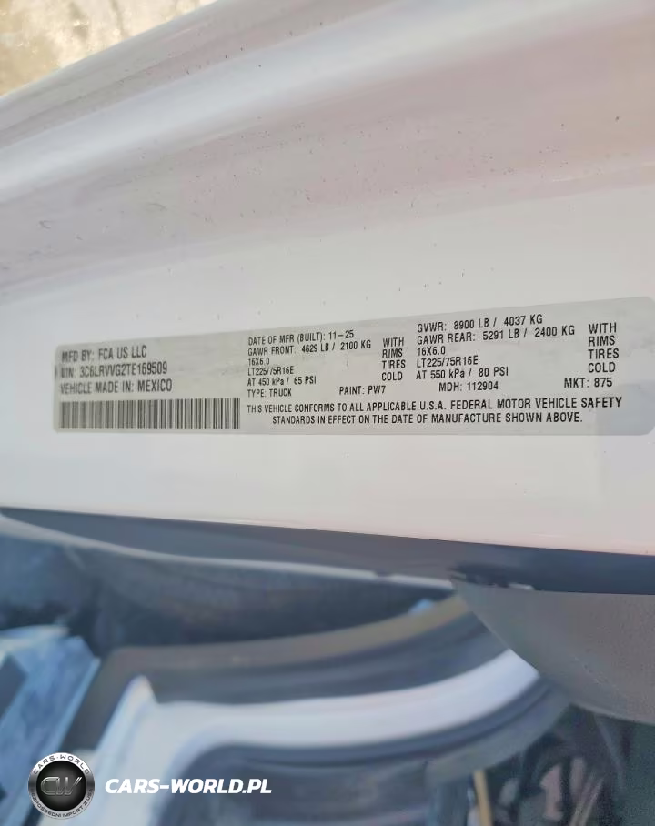 2026 Ram Promaster 2500 Delivery Van VIN:3C6LRVVG2TE169509 - 13