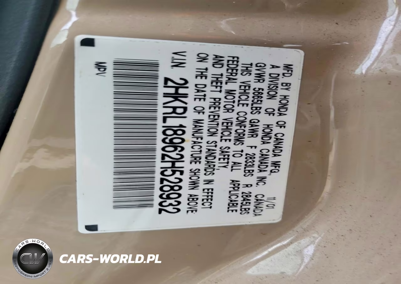 2002 Honda Odyssey Exl VIN:2HKRL18962H528932 - 13