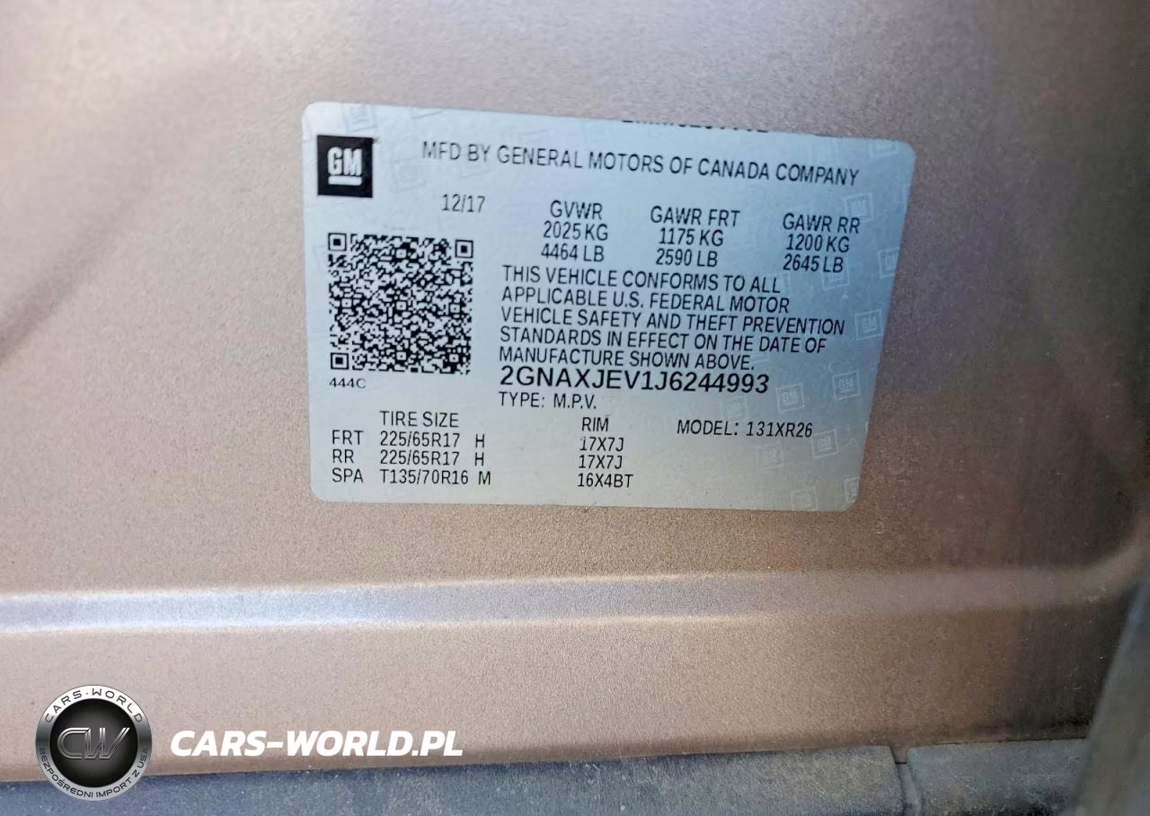 2018 Chevrolet Equinox Lt VIN:2GNAXJEV1J6244993 - 13