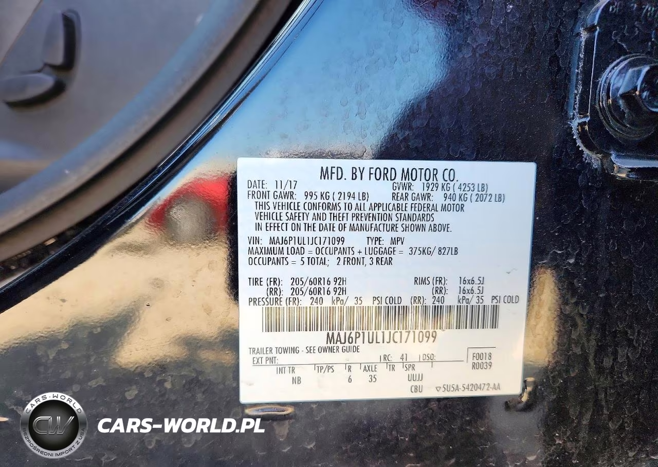 2018 Ford Ecosport Se VIN:MAJ6P1UL1JC171099 - 13
