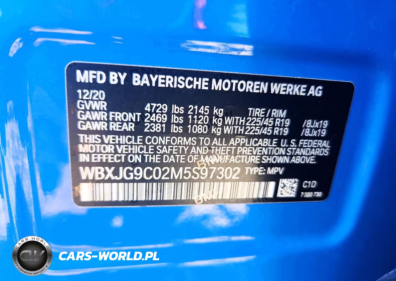 2021 BMW X1 xDrive28I VIN:WBXJG9C02M5S97302 - 14
