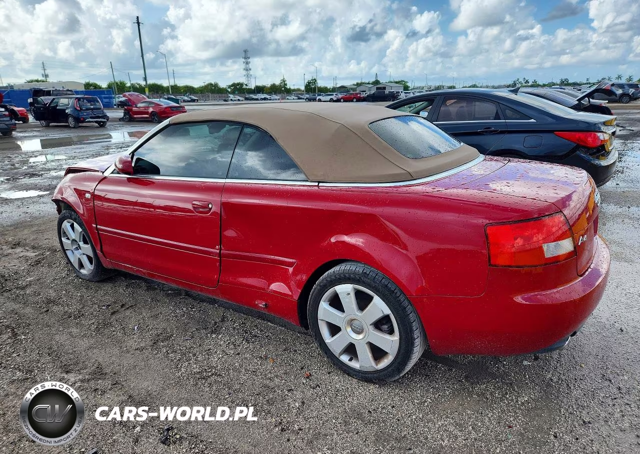 2004 Audi A4 1.8 Cabriolet VIN:WAUAC48H94K015052 - 2