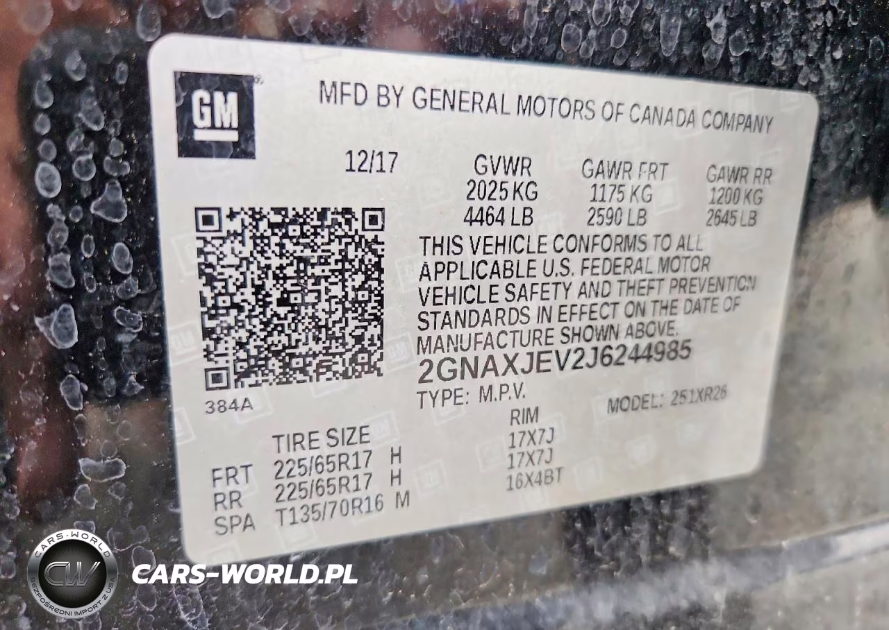 2018 Chevrolet Equinox Lt VIN:2GNAXJEV2J6244985 - 13